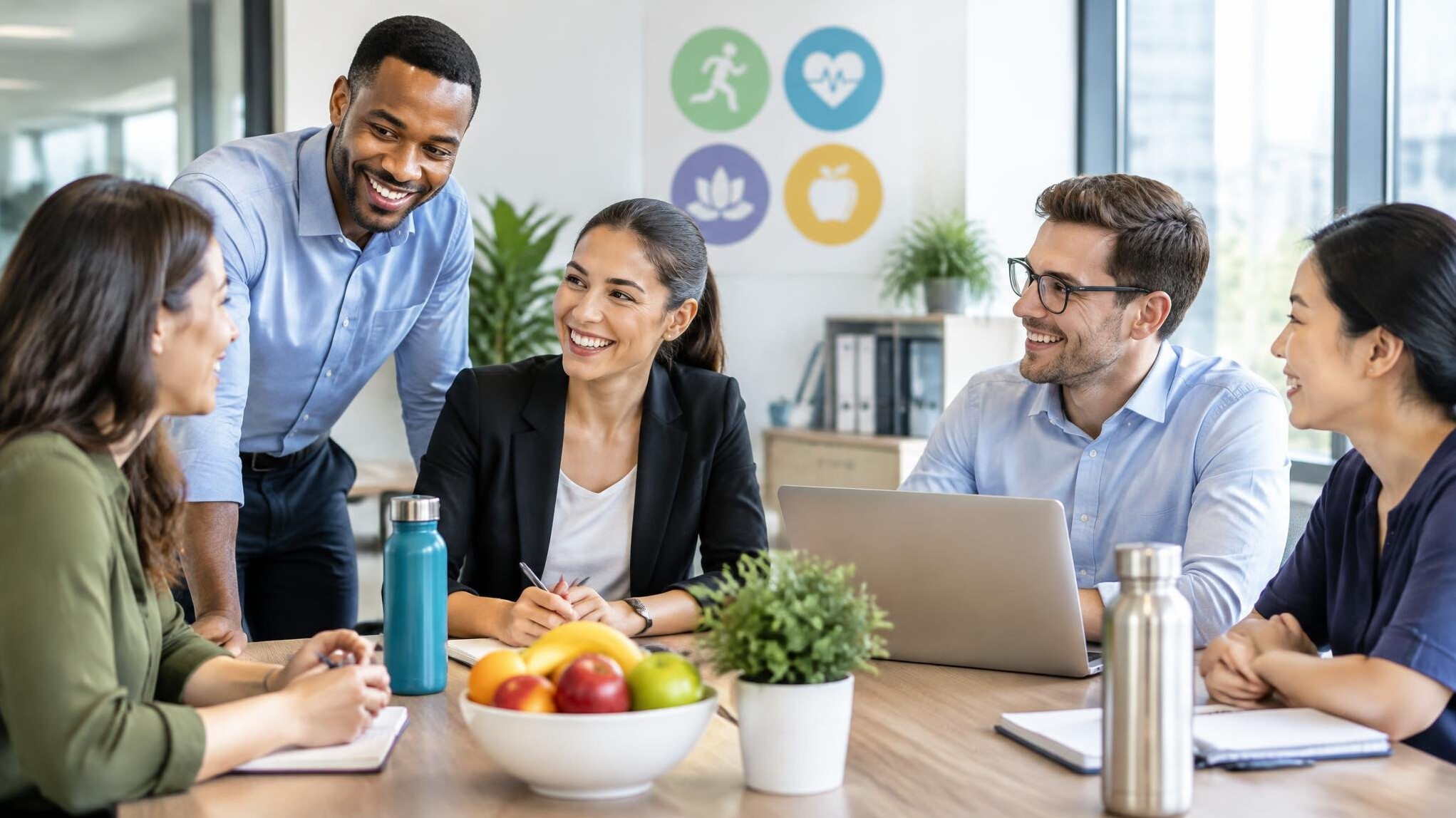 corporate team meeting